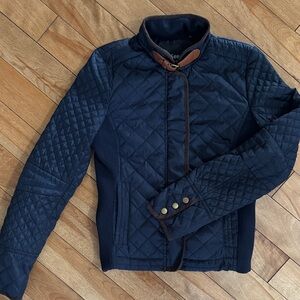Ladies Navy Quilted Navy Jacket by Ci Sono by Cavalini sz Small